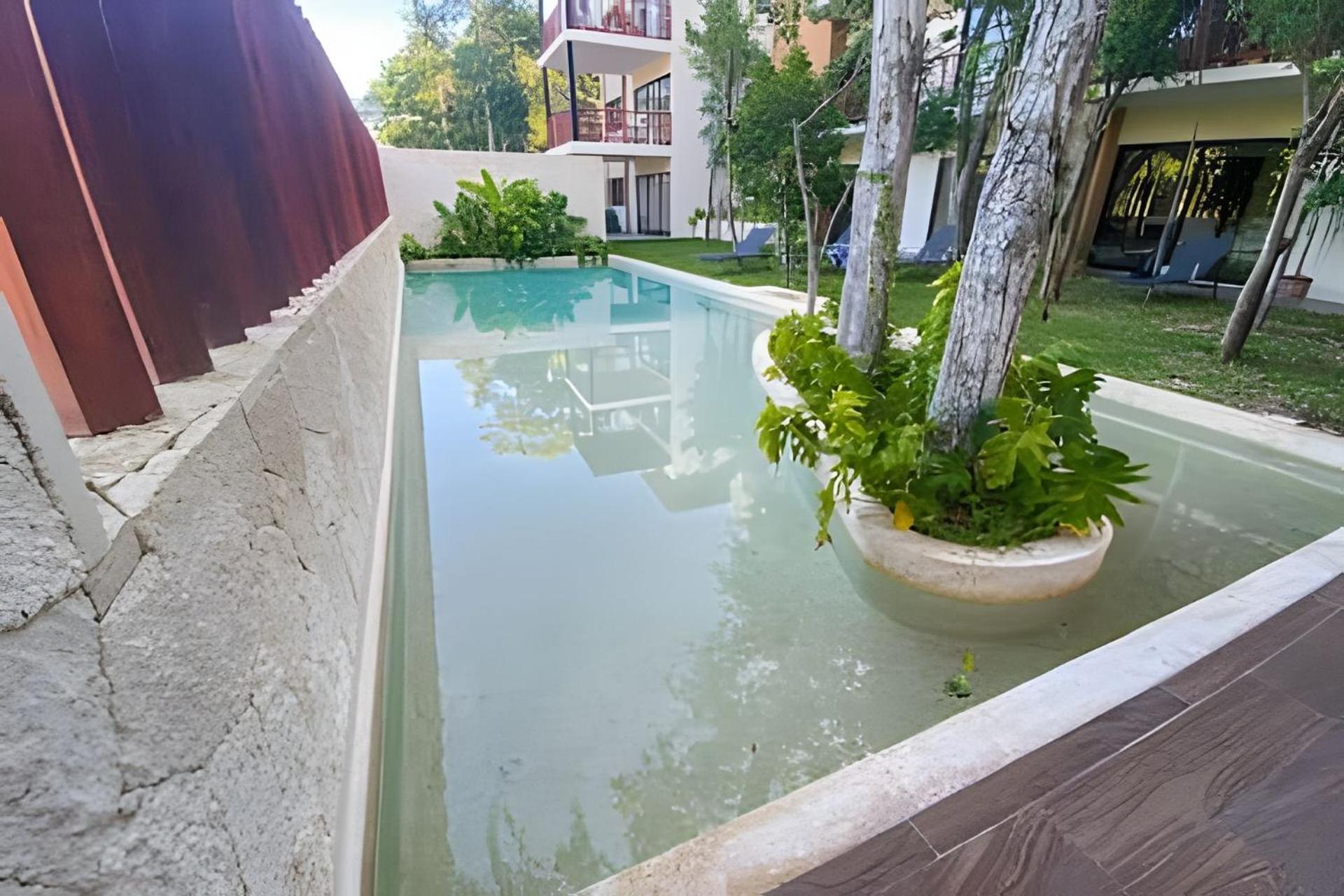 Suit Next To The Common Top Roof Exclusive Building Kingsize Bed 2 Super Pools, Gym, Grill Tulum Bagian luar foto