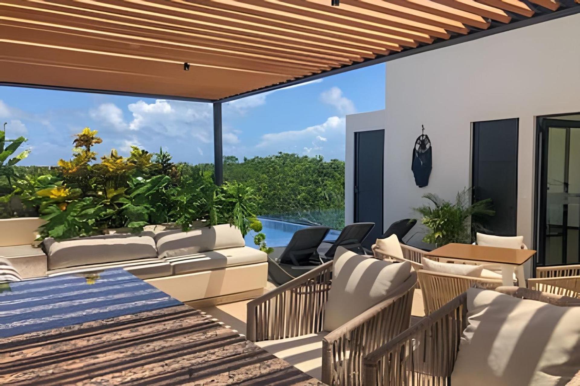 Suit Next To The Common Top Roof Exclusive Building Kingsize Bed 2 Super Pools, Gym, Grill Tulum Bagian luar foto