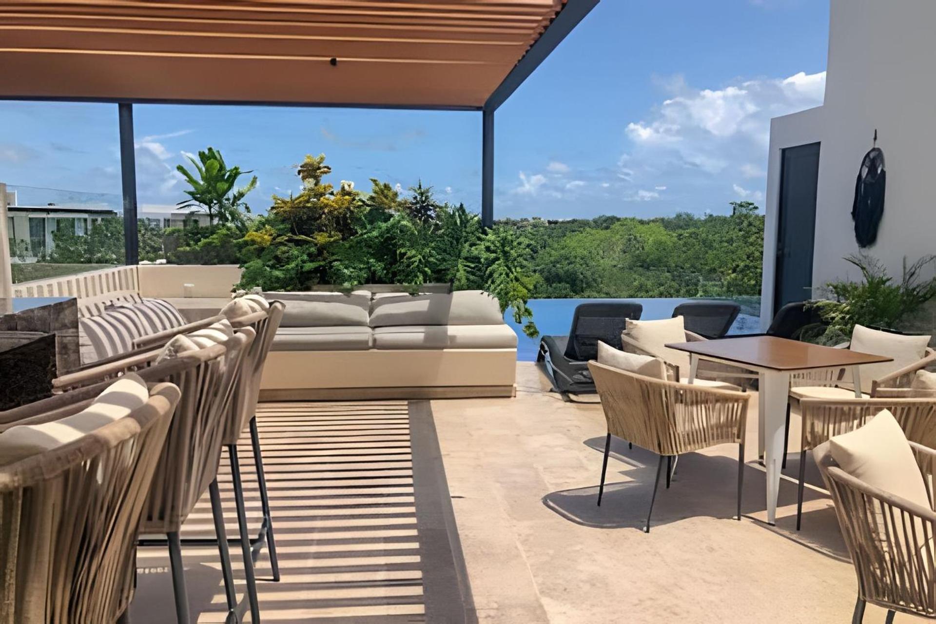 Suit Next To The Common Top Roof Exclusive Building Kingsize Bed 2 Super Pools, Gym, Grill Tulum Bagian luar foto